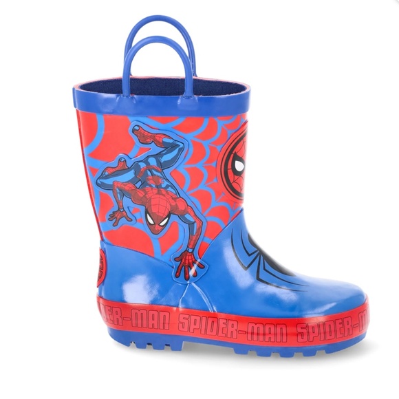 Spider-Man Toddler Rain Boots - Size 5/6 - Picture 1 of 9